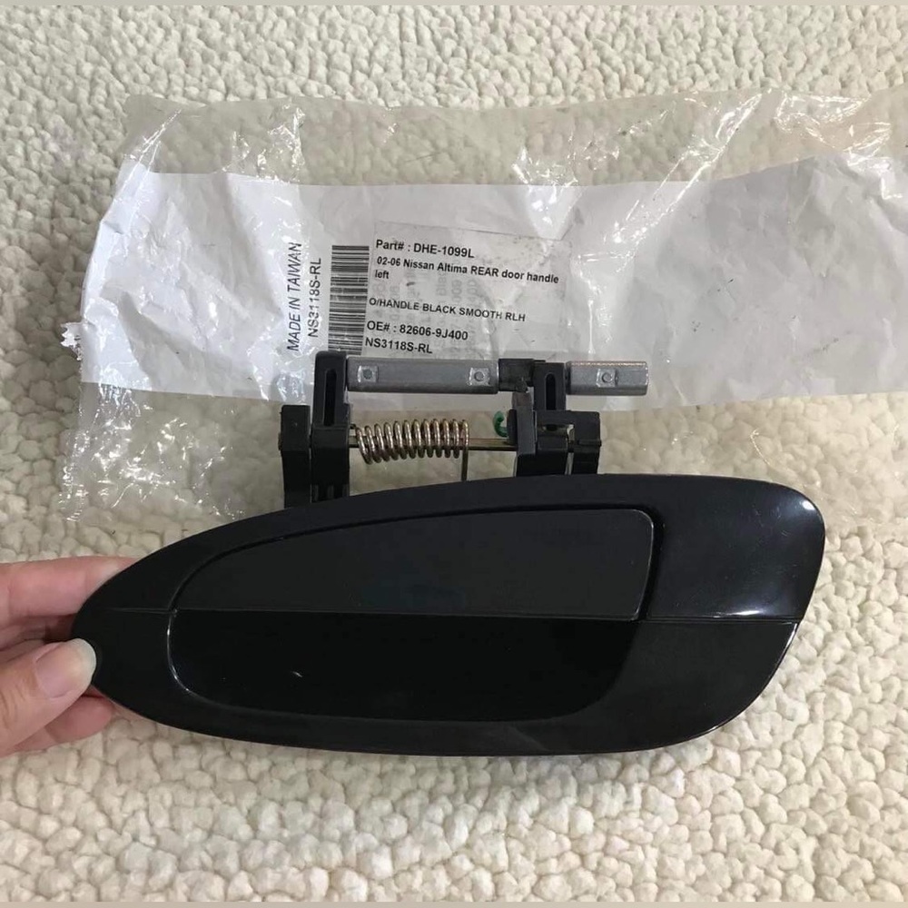 DHE-1099L Rear Black Outside Outer Exterior Door Handle Left Drive Nissan Altima